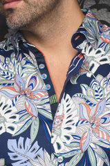 AU NOIR CHEMISE MANCHE COURTE