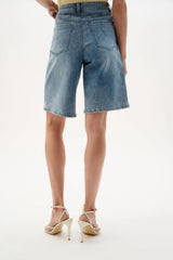 JOSEPH RIBKOFF SHORT EN DENIM FEMME