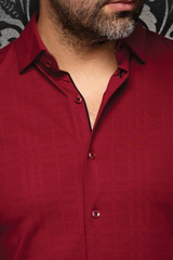 AU NOIR CHEMISE KNIT HOMME