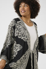 CREAM KIMONO FEMME
