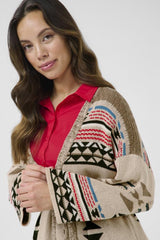 CREAM CARDIGAN FEMME