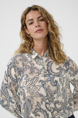 CREAM BLOUSE FEMME
