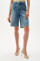 JOSEPH RIBKOFF SHORT EN DENIM FEMME