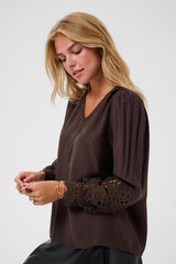 CREAM BLOUSE FEMME