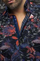 AU NOIR CHEMISE MANCHES COURTES HOMME