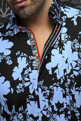 AU NOIR CHEMISE MANCHES COURTES HOMME