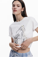 DESIGUAL T-SHIRT FEMME