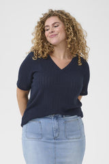 KAFFE CURVE T-SHIRT FEMME