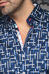 AU NOIR CHEMISE MANCHE COURTE HOMME