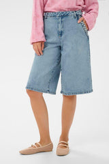 CREAM SHORT EN JEANS FEMME