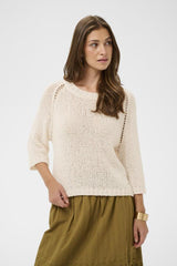 CREAM CHANDAIL FEMME