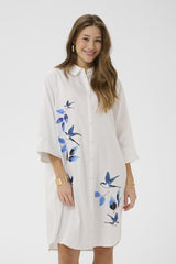 CREAM ROBE FEMME