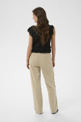 CREAM PANTALON FEMME