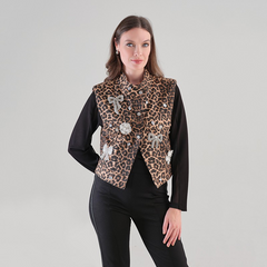 TRICOTTO VESTE SANS MANCHE FEMME