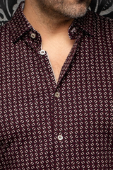 AU NOIR CHEMISE KNIT HOMME