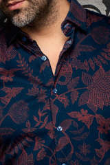 AU NOIR CHEMISE KNIT HOMME