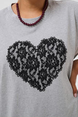 KAFFE CURVE T-SHIRT FEMME