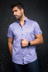 AU NOIR CHEMISE MANCHES COURTES HOMME