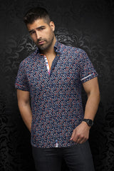 AU NOIR CHEMISE MANCHES COURTES HOMME