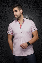 AU NOIR CHEMISE MANCHES COURTES HOMME