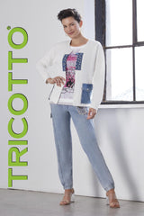 TRICOTTO PANTALON FEMME