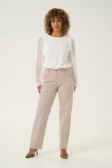 CREAM JEANS FEMME