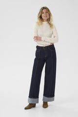 CREAM JEANS FEMME
