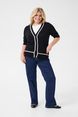 KAFFE CURVE CARDIGAN FEMME