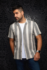 AU NOIR CHEMISE MANCHE COURTE HOMME