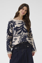 CREAM CHANDAIL FEMME