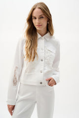 JOSEPH RIBKOFF VESTE EN DENIM FEMME