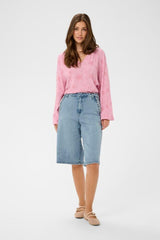 CREAM SHORT EN JEANS FEMME