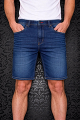 AU NOIR SHORT EN JEANS HOMME