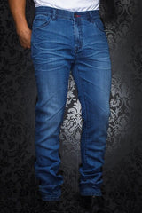 Au Noir Jeans Jambe Droite Homme