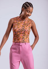 LEZ A LEZ CROP TOP FEMME