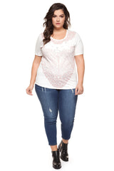 Dex Plus T-shirt Taille Plus Femme
