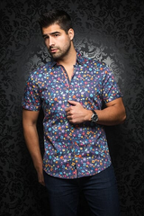 Au Noir Chemise Manche Courte Homme