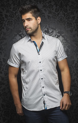 Au Noir Chemise Manche Courte Homme