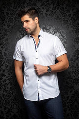 Au Noir Chemise Manche Courte Homme