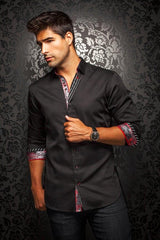 Au Noir Chemise Taille Plus Homme