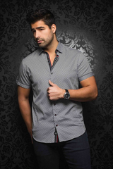 Au Noir Chemise Manche Courte Homme