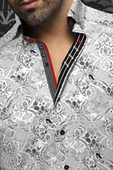 AU NOIR CHEMISE MANCHES COURTES HOMME