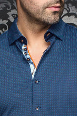 AU NOIR CHEMISE MANCHES COURTES HOMME