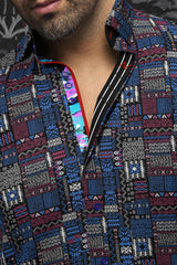 AU NOIR CHEMISE MANCHES COURTES HOMME