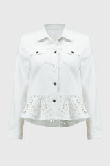 JOSEPH RIBKOFF VESTE EN JEANS FEMME