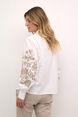 CREAM CHEMISE FEMME
