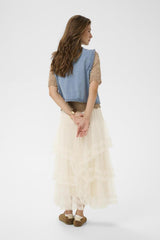 CREAM VESTE SANS MANCHE FEMME