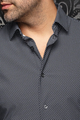 AU NOIR CHEMISE KNIT HOMME