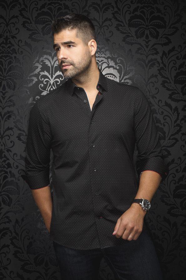 Au Noir Chemise Knit Homme