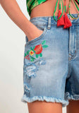 LEZ A LEZ Short en Jeans Femme